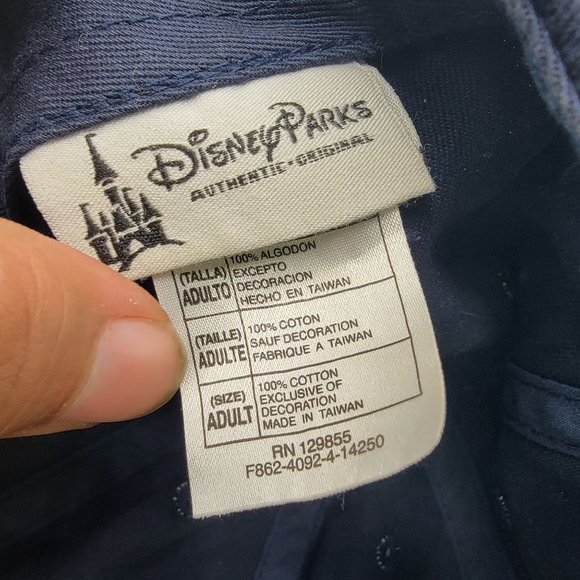 Disney Dark Blue Adults Hat Cap Red Mickey Casual Adjustable Disneyland Casual - Picture 8 of 9